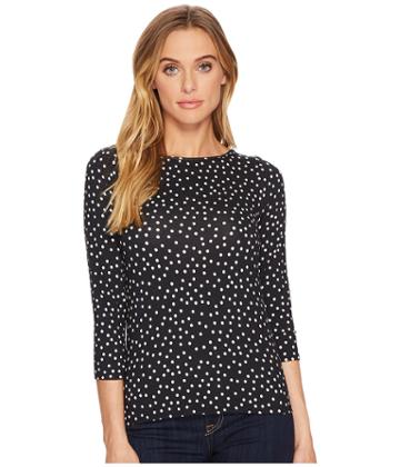 Three Dots - Confetti Dot 3/4 Sleeve Top