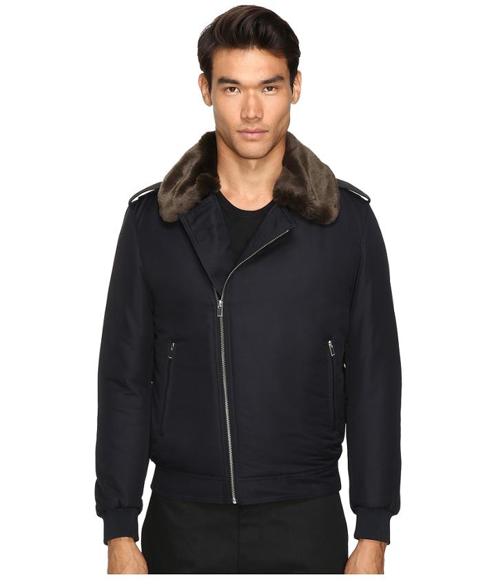 The Kooples - Technical Taffetas Biker Jacket