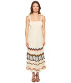 Red Valentino - Multicolor Chevron Intarsia Knit Dress