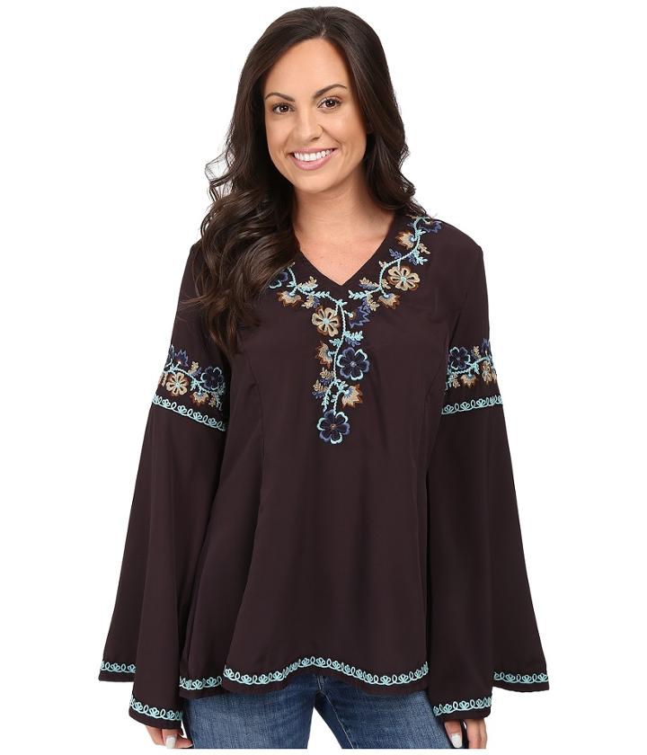 Double D Ranchwear - Flor De Card Top