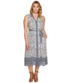 Lucky Brand - Plus Size Printed Emily Dress