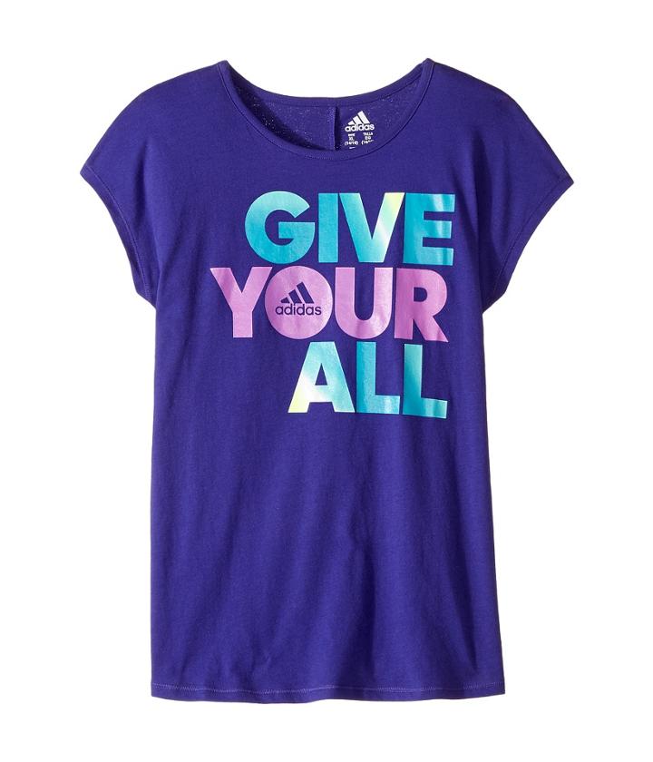 Adidas Kids - Short Sleeve Heart And Hustle Tee
