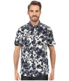 Nautica - Short Sleeve Blue/white Floral