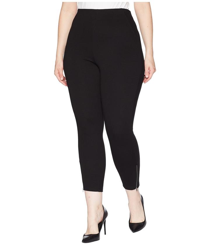 Hue - Plus Size Ankle Zip Simply Stretch Skimmer