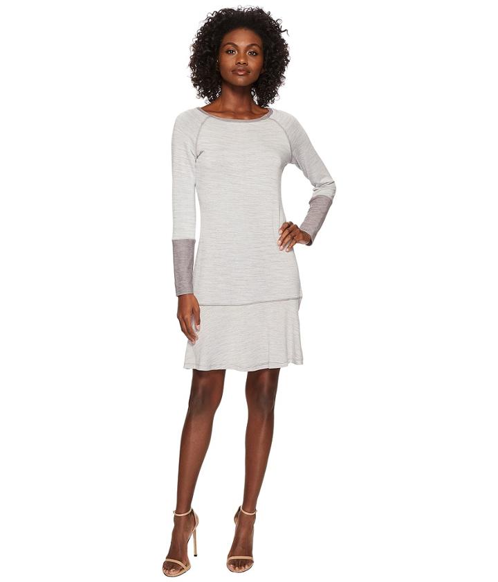 American Rose - Danica Drop-waist Long Sleeve Dress