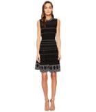 Kate Spade New York - Textured Knit Fit And Flare Dress