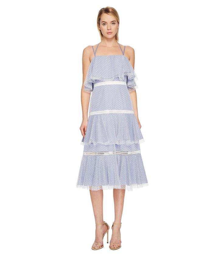 Prabal Gurung - Halter Strap Tiered Dress