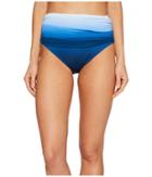 Bleu Rod Beattie - Hola Ombre Shirred High Waist Bikini Bottom