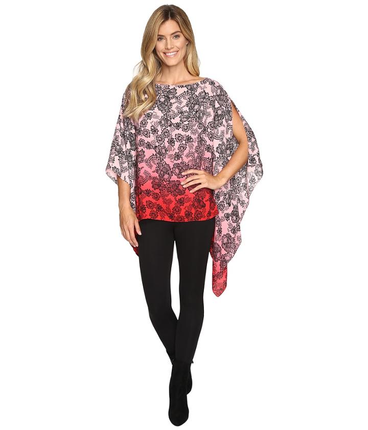 Vince Camuto - Festive Lace Ombre Poncho