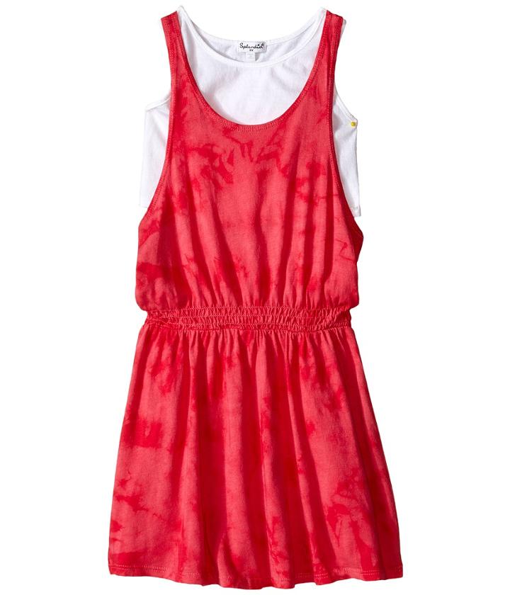Splendid Littles - Tie-dye Dress With Tank Top