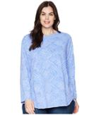 Extra Fresh By Fresh Produce - Plus Size Ocean Tide Catalina Top