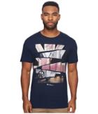 Ben Sherman - Short Sleeve Union Jack Cut Up Graphic Tee