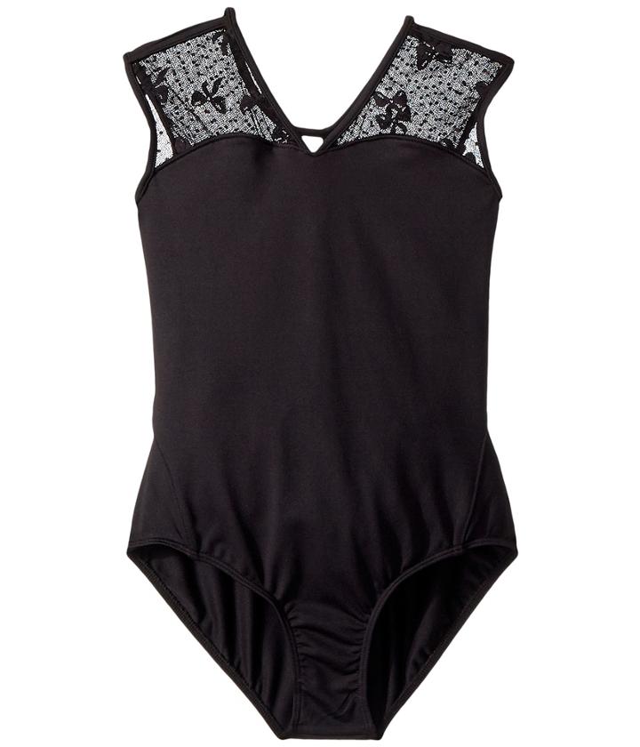 Bloch Kids - Bow Mesh Cap Sleeve Leotard