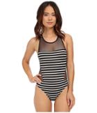 Vince Camuto - Shore Side High Neck Maillot