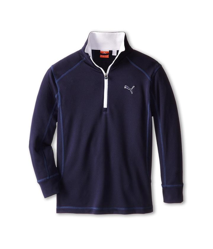 Puma Golf Kids Golf L/s 1/4 Zip Top