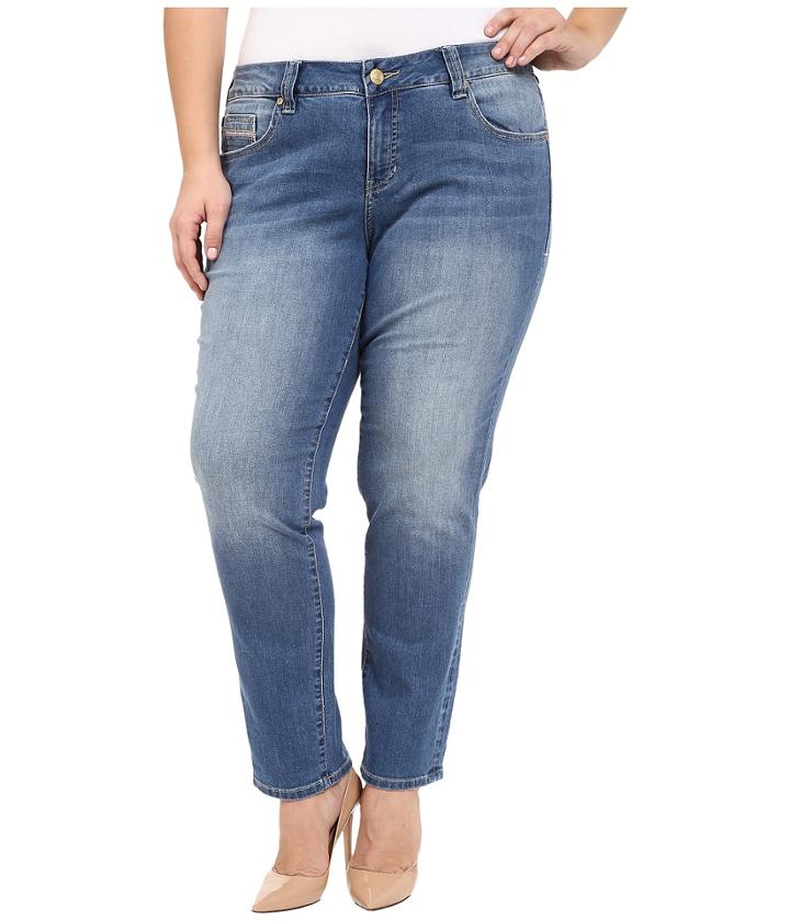 Jag Jeans Plus Size - Plus Size Alex Boyfriend In Rockwater Blue Capital Denim