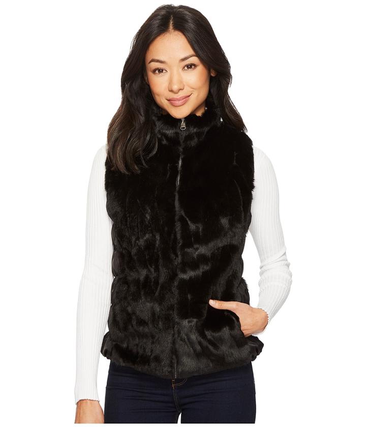Scully - Colorado Faux Fur Reversible Vest W/ Pockets