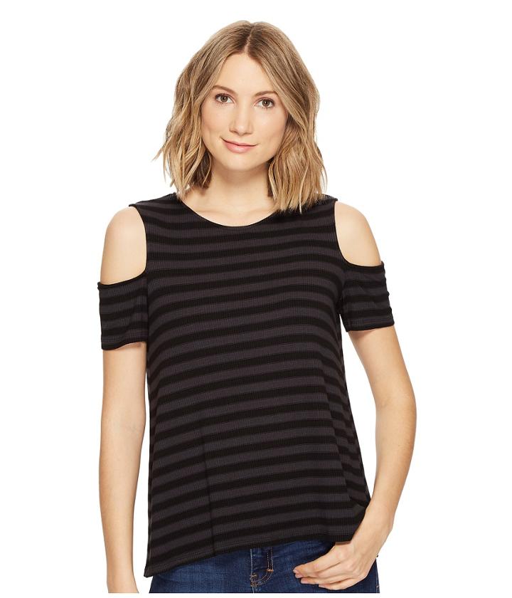 Michael Stars - Sophie Stripe Cold Shoulder Tee