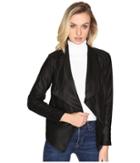 Jack By Bb Dakota - Carnation Faux Suede Backed Drape Front Pu Jacket