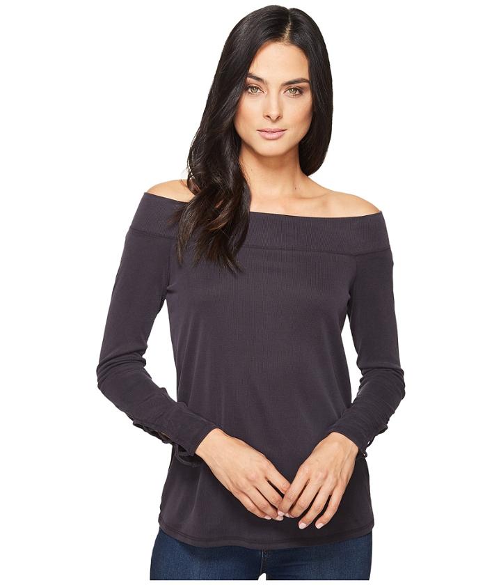 Splendid - Sandwash Rib Off Shoulder Top