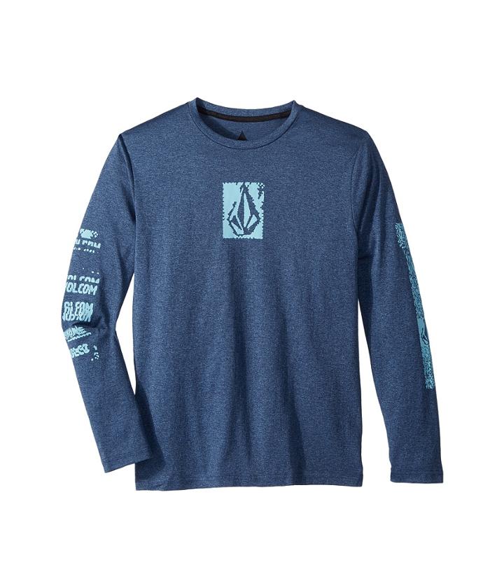 Volcom Kids - Lido Pixel Heather Long Sleeve Thrashguard