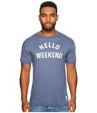 The Original Retro Brand - Hello Weekend Short Sleeve Heather T-shirt