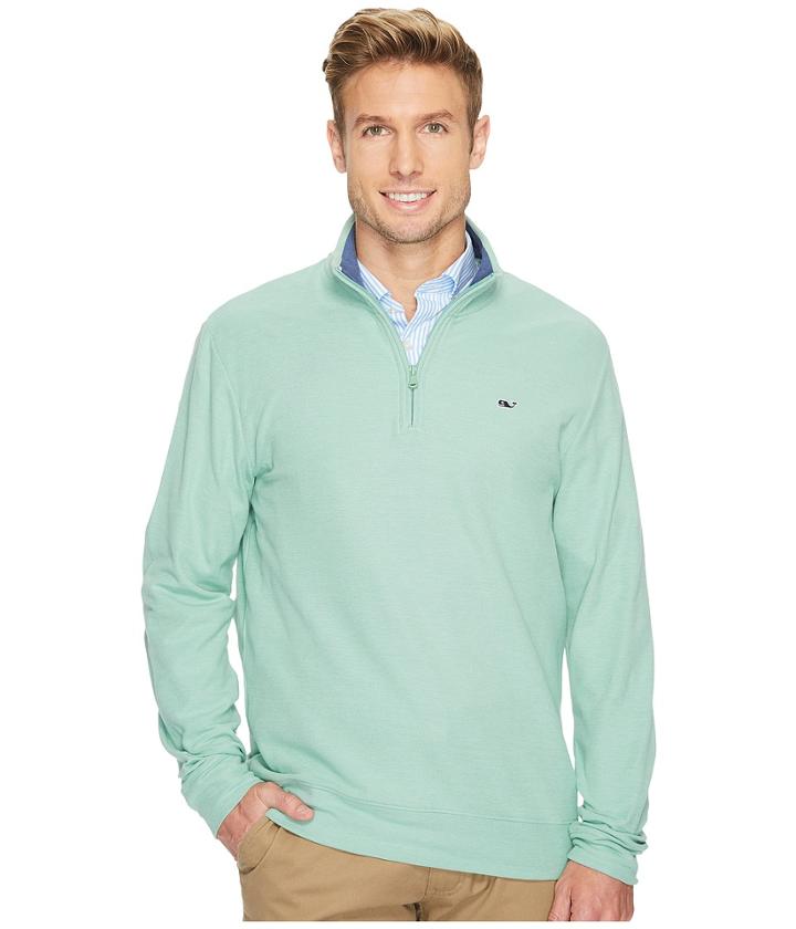 Vineyard Vines - Reverse Oxford Pique 1/4 Zip