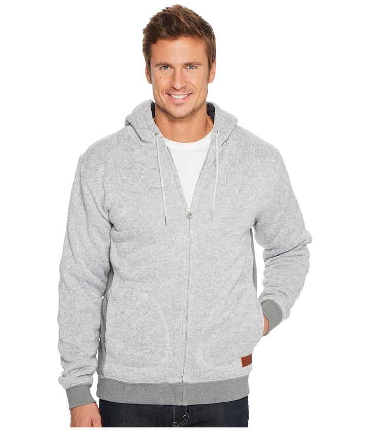 Quiksilver - Keller Sherpa Lined Polar Fleece Zip Hoodie