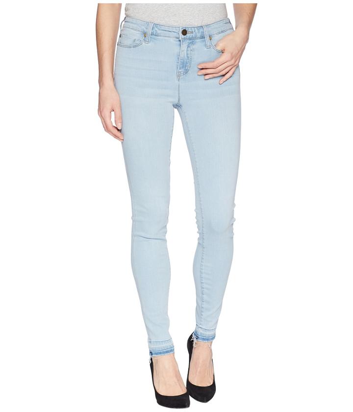Liverpool - Parker Release Hem Ankle In Premium Super Stretch Denim In Mansfield Super Light