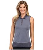 Adidas Golf - Diamond Print Sleeveless Polo