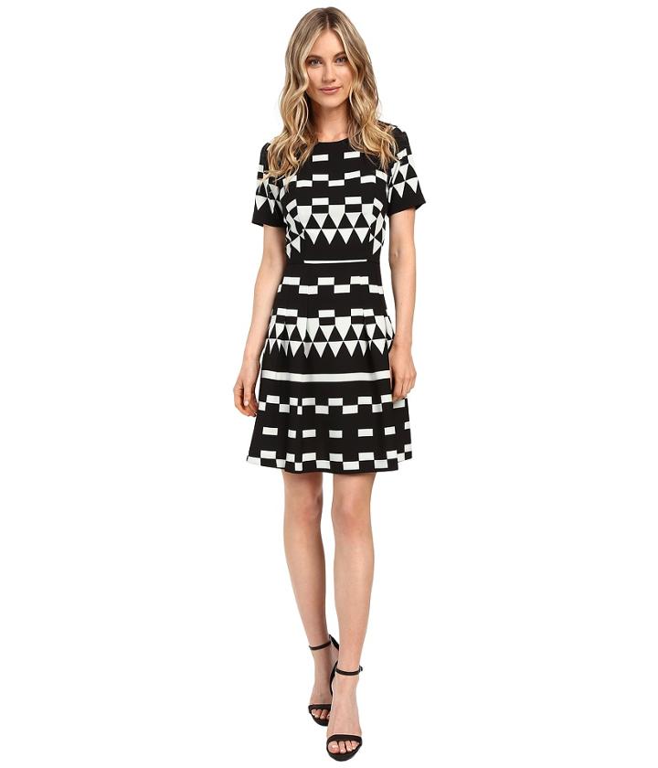 Nicole Miller - Aztec Lulu Fit And Flare