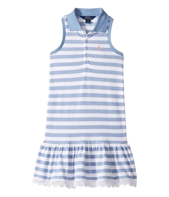 Polo Ralph Lauren Kids - Stretch Mesh Slim Polo Dress