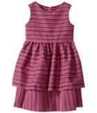 Oscar De La Renta Childrenswear - Tweed Scallop Hem Layer Dress