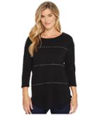 Mod-o-doc - Heather Slub Rib Seamed Easy-fit Tee