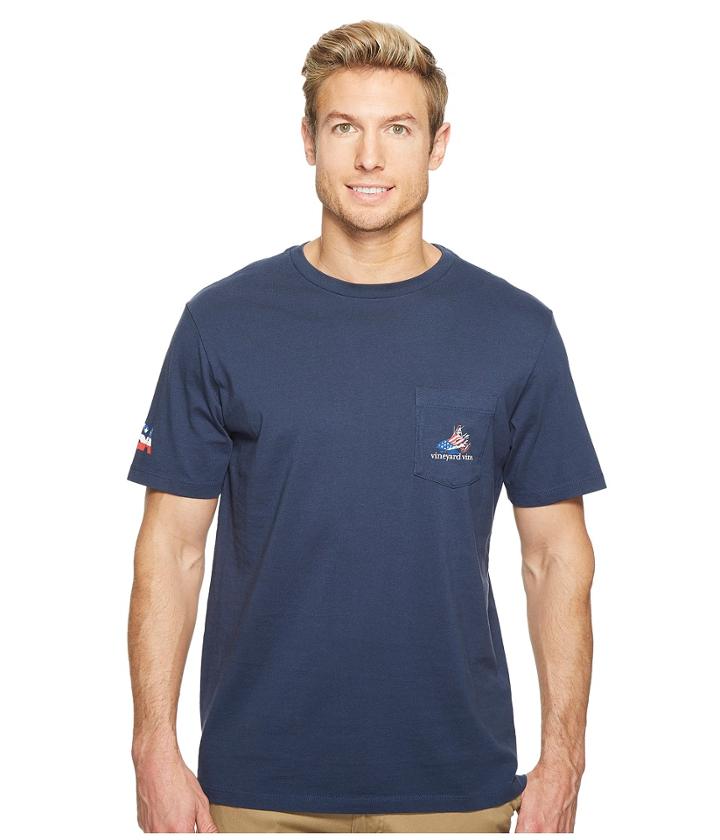 Vineyard Vines - Short Sleeve American Sportfisher Pocket T-shirt