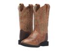 Old West Kids Boots - Comfort Wear Tan Fry