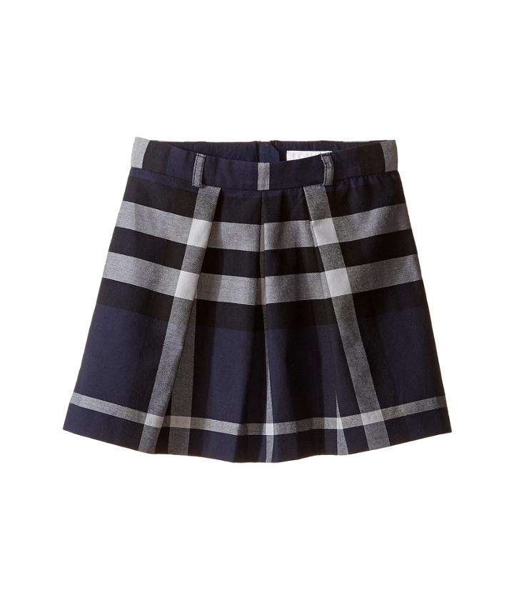 Burberry Kids - Kittie Check Pleated Skirt