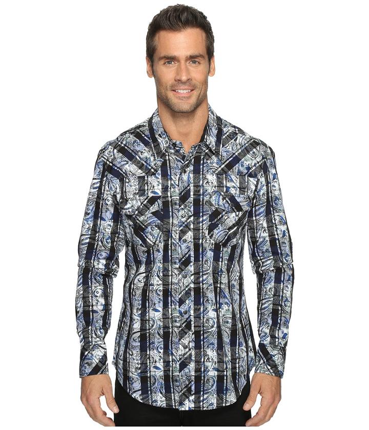 Rock And Roll Cowboy - Long Sleeve Snap B2s8406