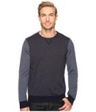 Thomas Dean &amp; Co. - Color Block Merino Crew Sweater