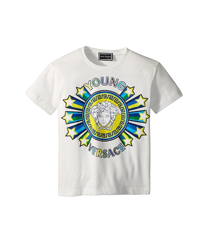 Versace Kids - Short Sleeve Medusa Logo Graphic Tee