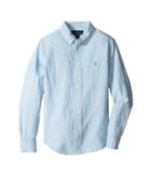 Polo Ralph Lauren Kids - Cotton Linen Long Sleeve Button Down Top