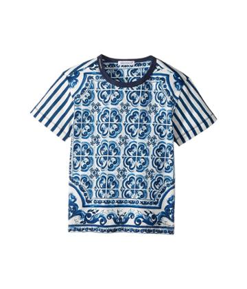 Dolce &amp; Gabbana Kids - Capri Striped Maiolica T-shirt