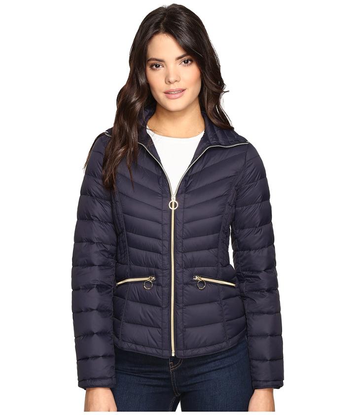 Michael Michael Kors - Short Stand Collar Packable M822042t