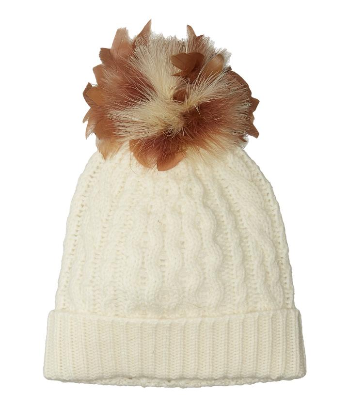 Polo Ralph Lauren - Feather Pom Cashmere Blend Hat