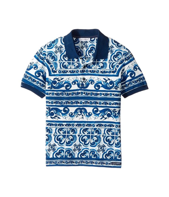 Dolce &amp; Gabbana Kids - Capri Maiolica Polo