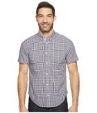 Lacoste - Short Sleeve Bold Poplin Check Slim Fit