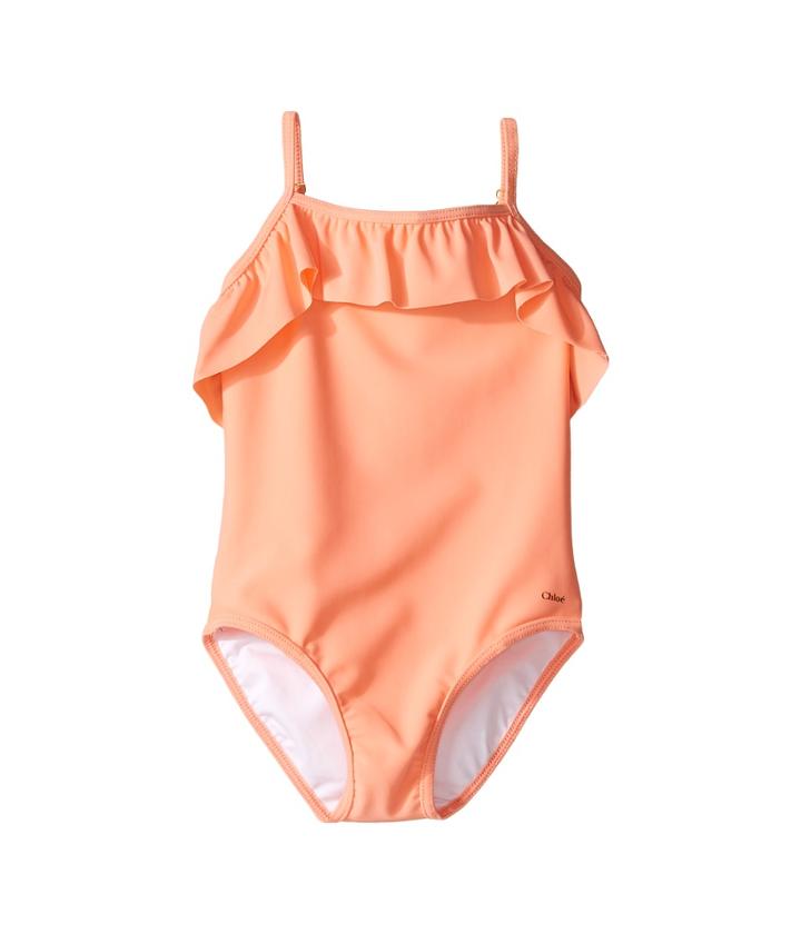 Chloe Kids - Ruffle One-piece Swimsuit