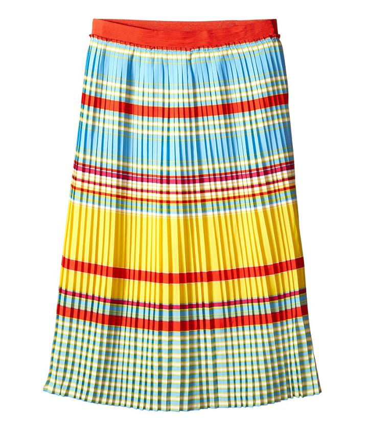 Little Marc Jacobs - Crepe Skirt Stripes Print