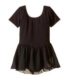 Bloch Kids - Short Sleeve Leotard With Chiffon Skirt