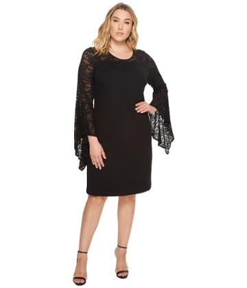 Vince Camuto Specialty Size - Plus Size Handkerchief Lace Dress